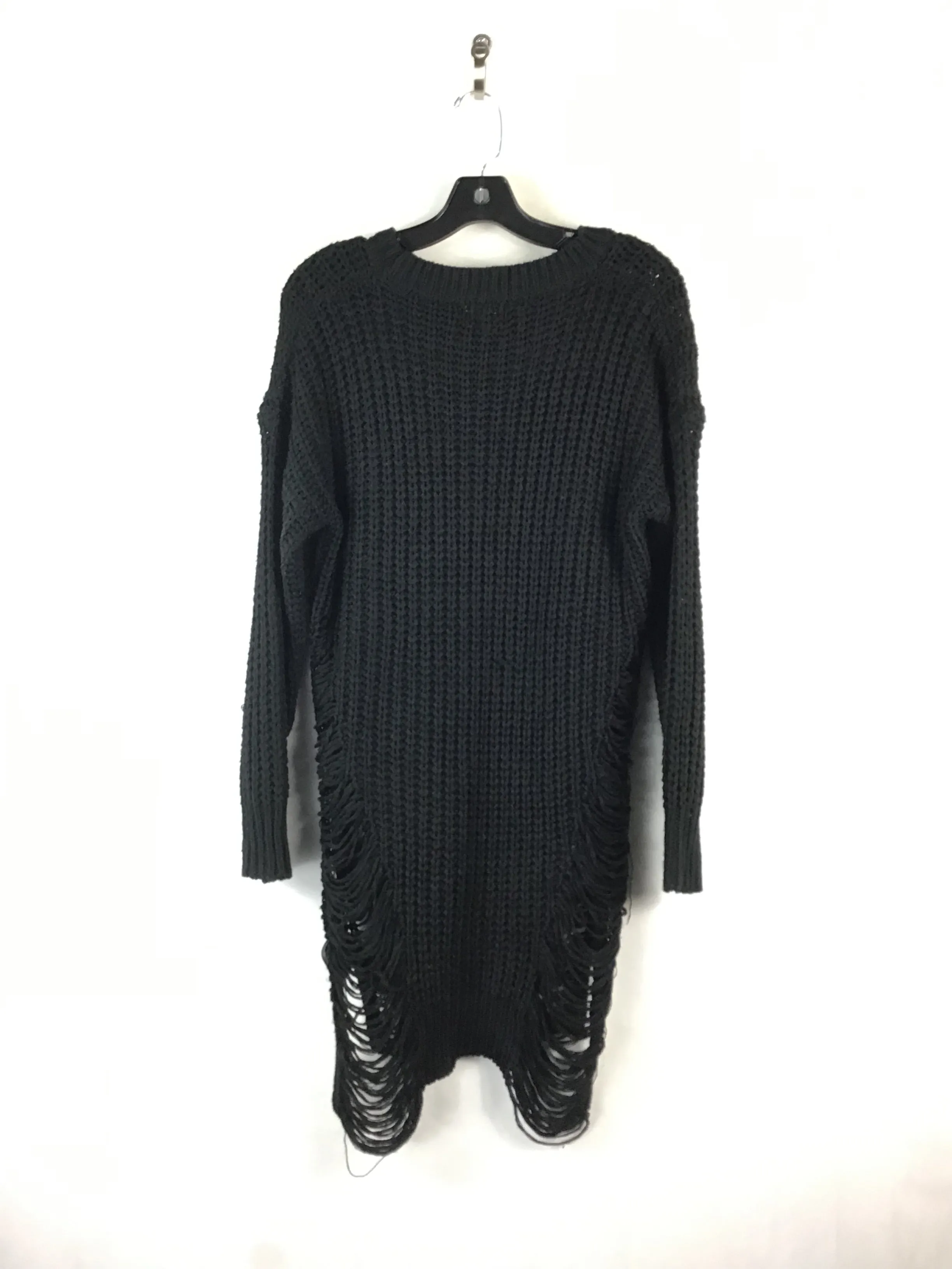 Dress Sweater By Clothes Mentor In Black, Size: L