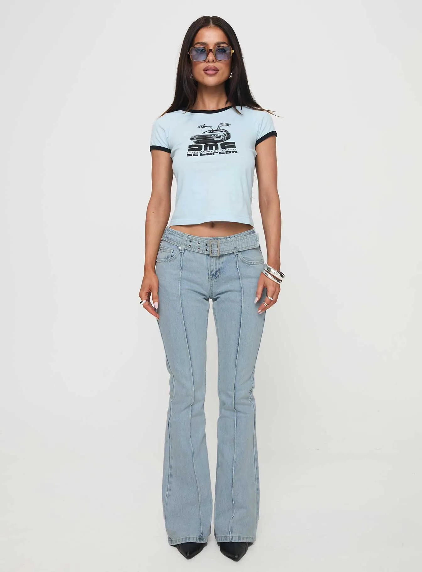 Echovalley Low Rise Jeans Light Wash