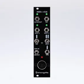 Erica Synths Midi to Clock module V2