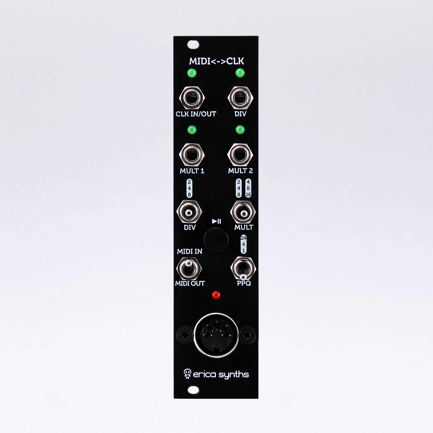 Erica Synths Midi to Clock module V2