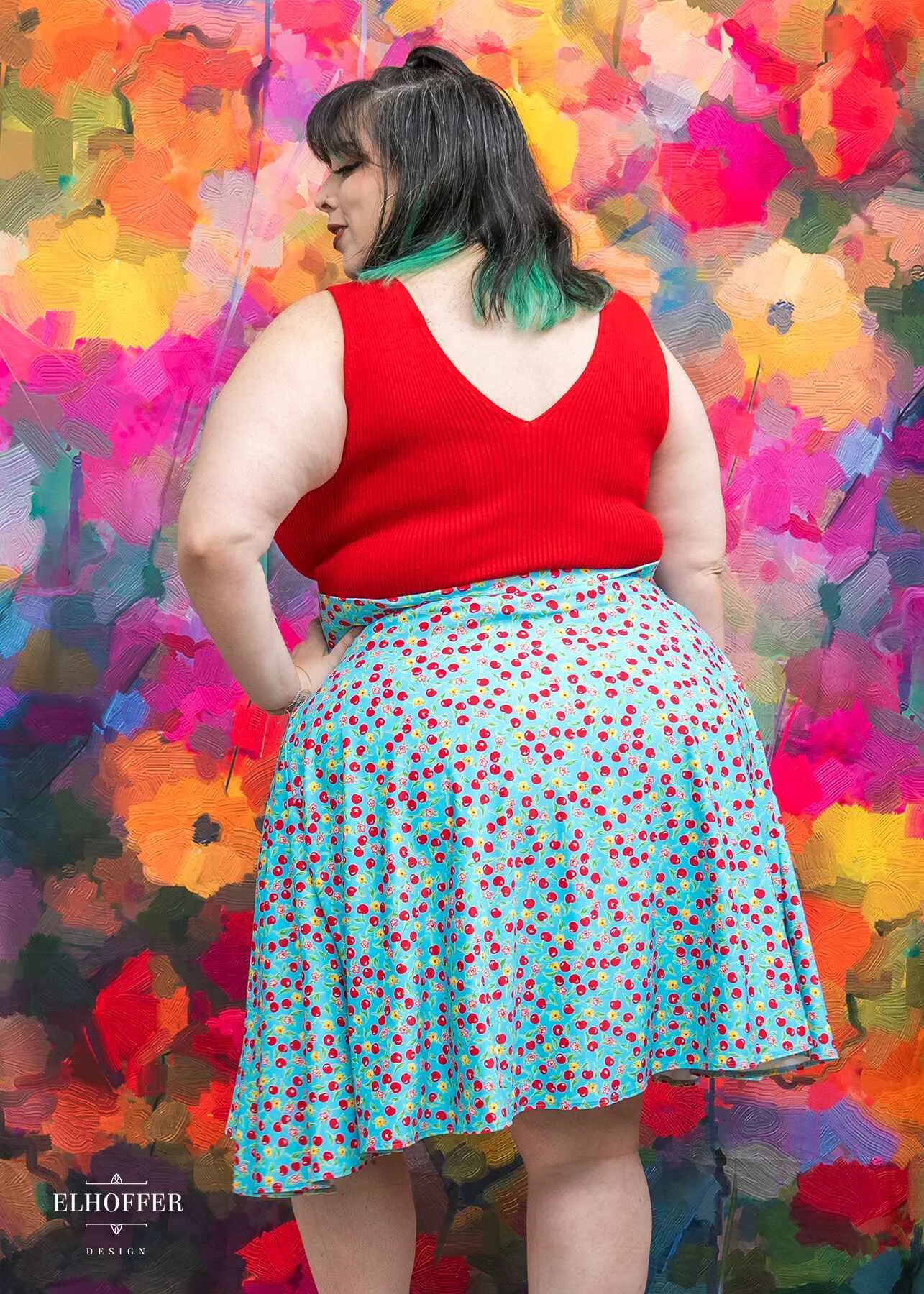 Essential Julie Skirt - Cherries