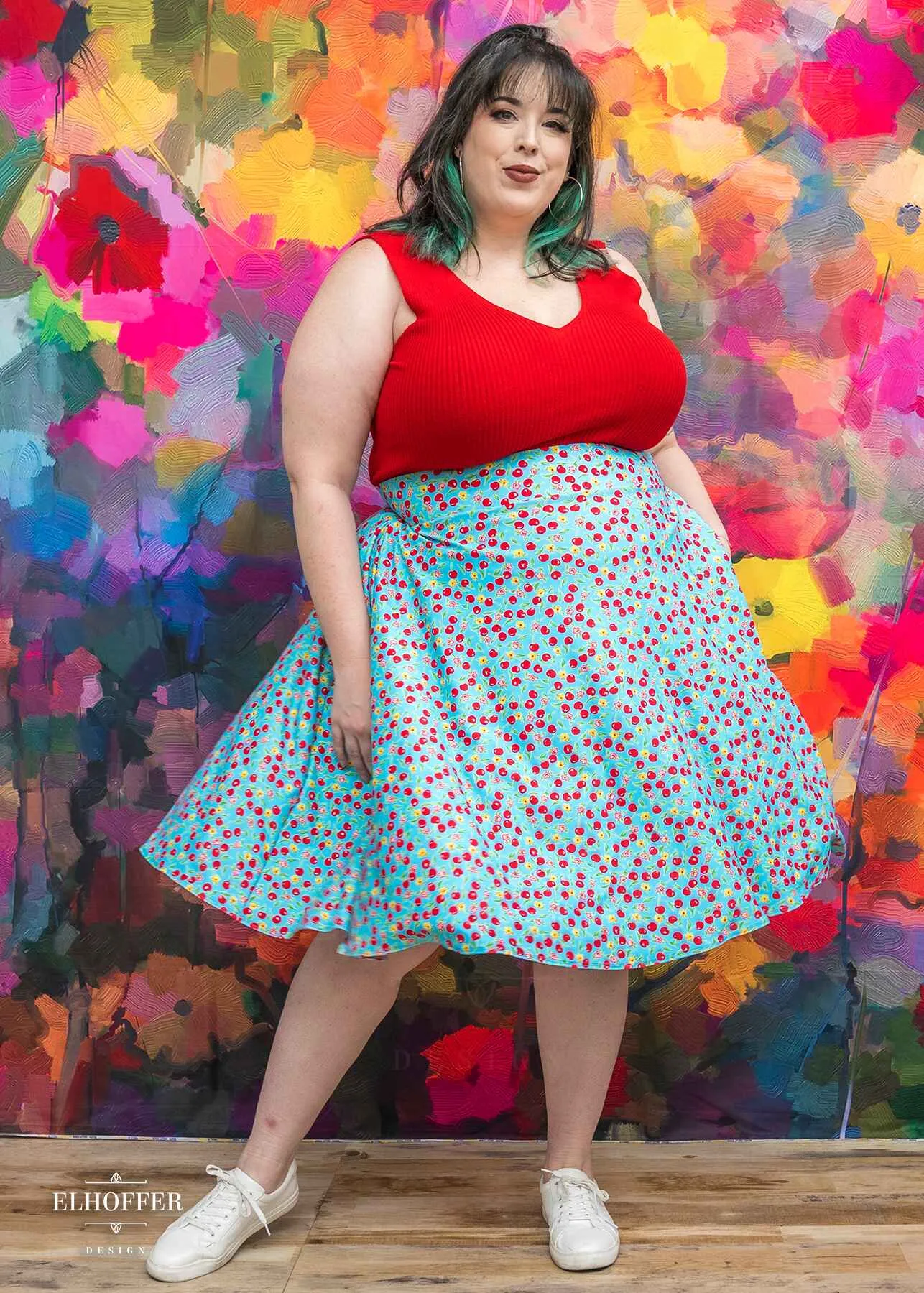 Essential Julie Skirt - Cherries