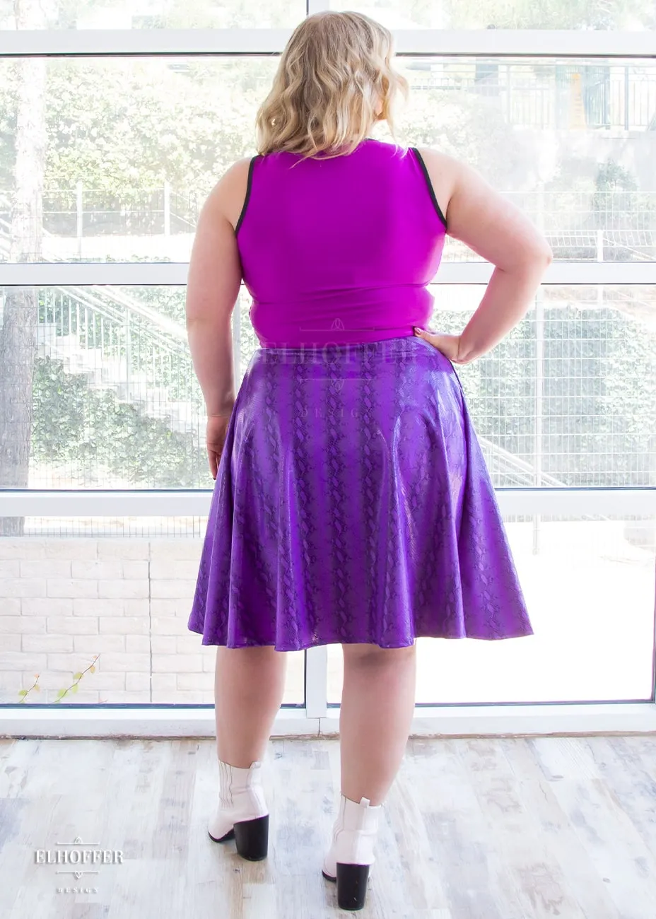 Essential Julie Skirt - Croki Purple