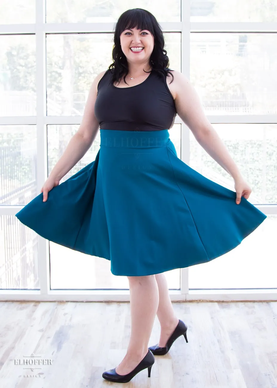 Essential Julie Skirt - Peacock Ponte