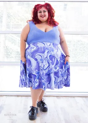 Essential Julie Skirt - Periwinkle Marble