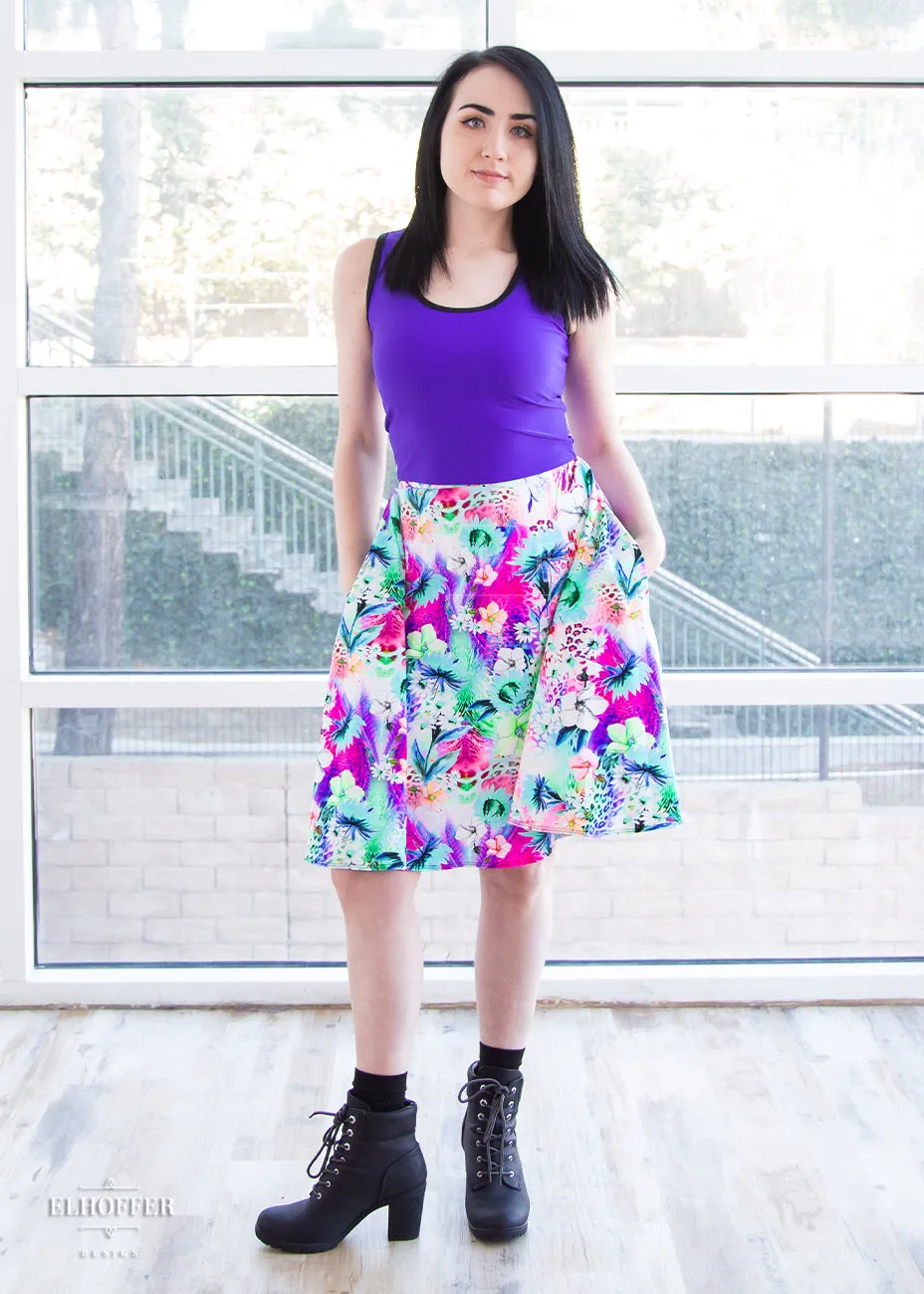 Essential Julie Skirt - Rainbow Jungle