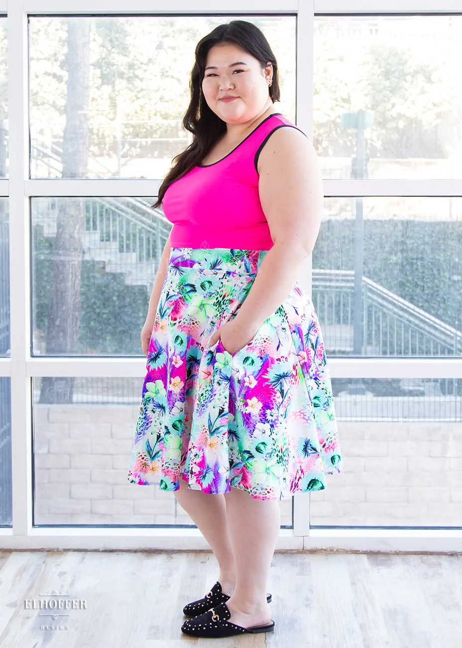 Essential Julie Skirt - Rainbow Jungle