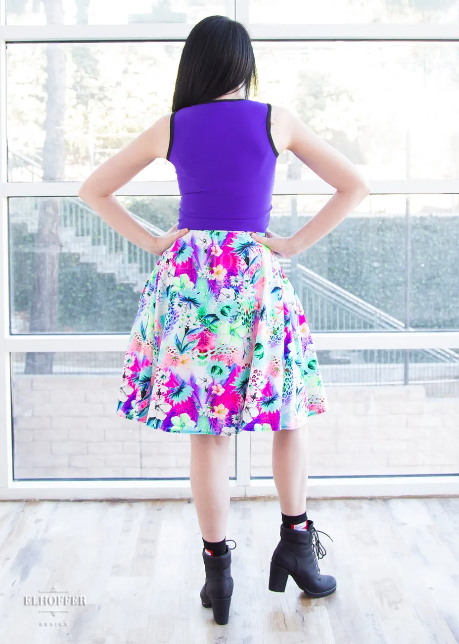 Essential Julie Skirt - Rainbow Jungle