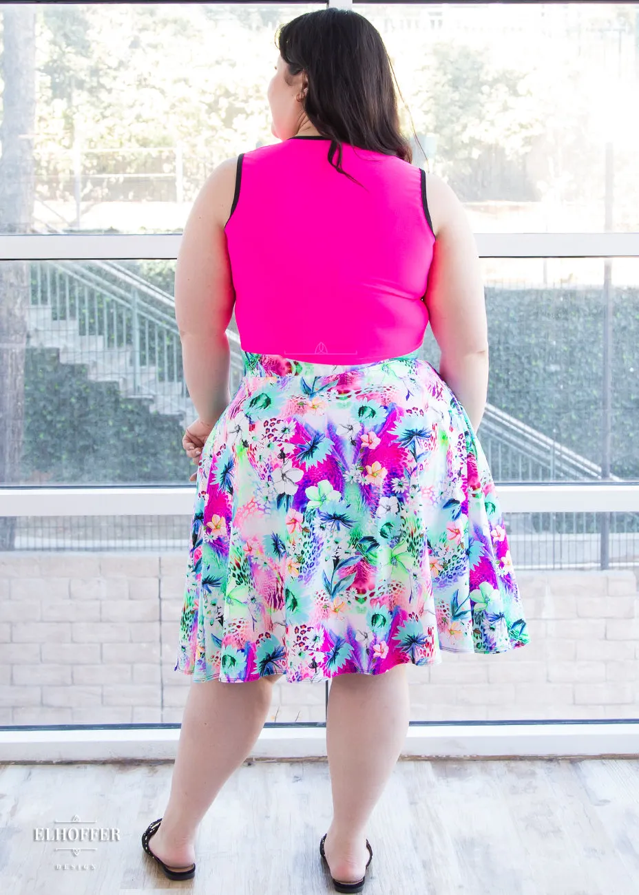 Essential Julie Skirt - Rainbow Jungle