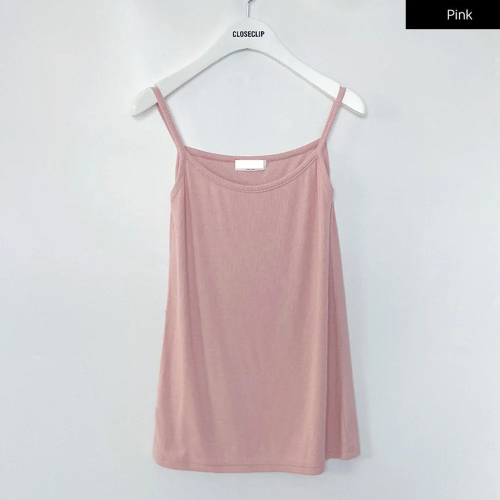 Essential Ribbed Cami Sleeveless Top F23