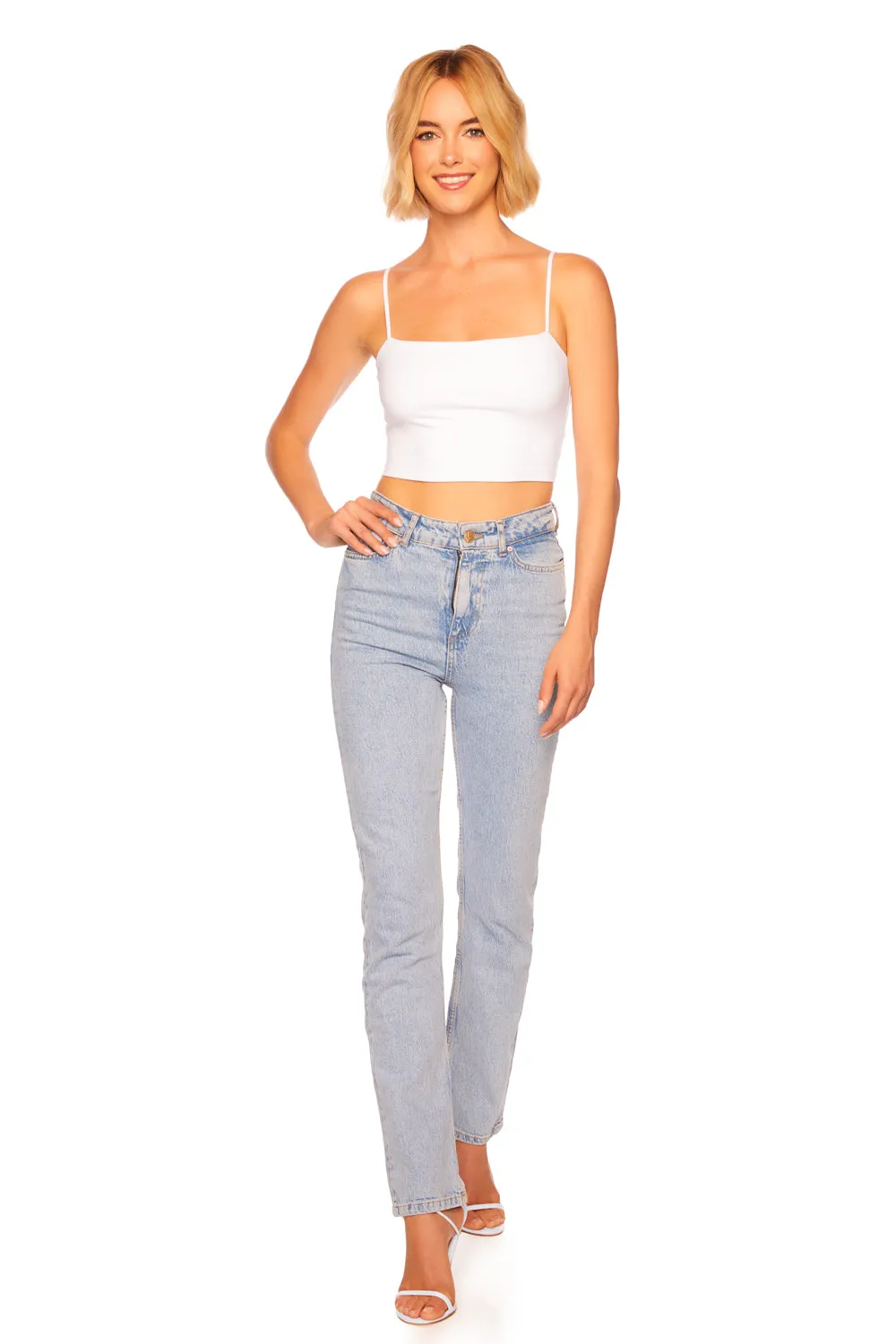 essential string crop top