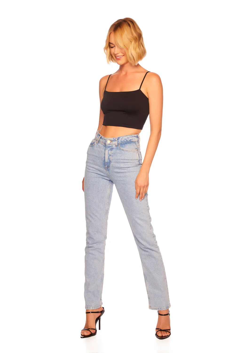 essential string crop top