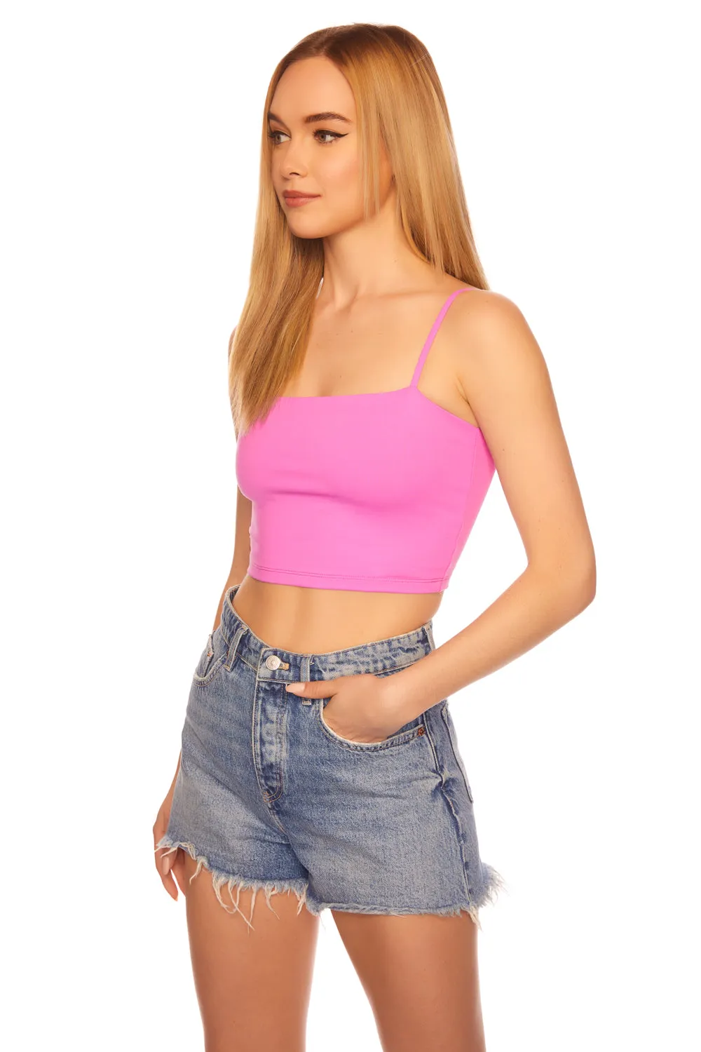 essential string crop top