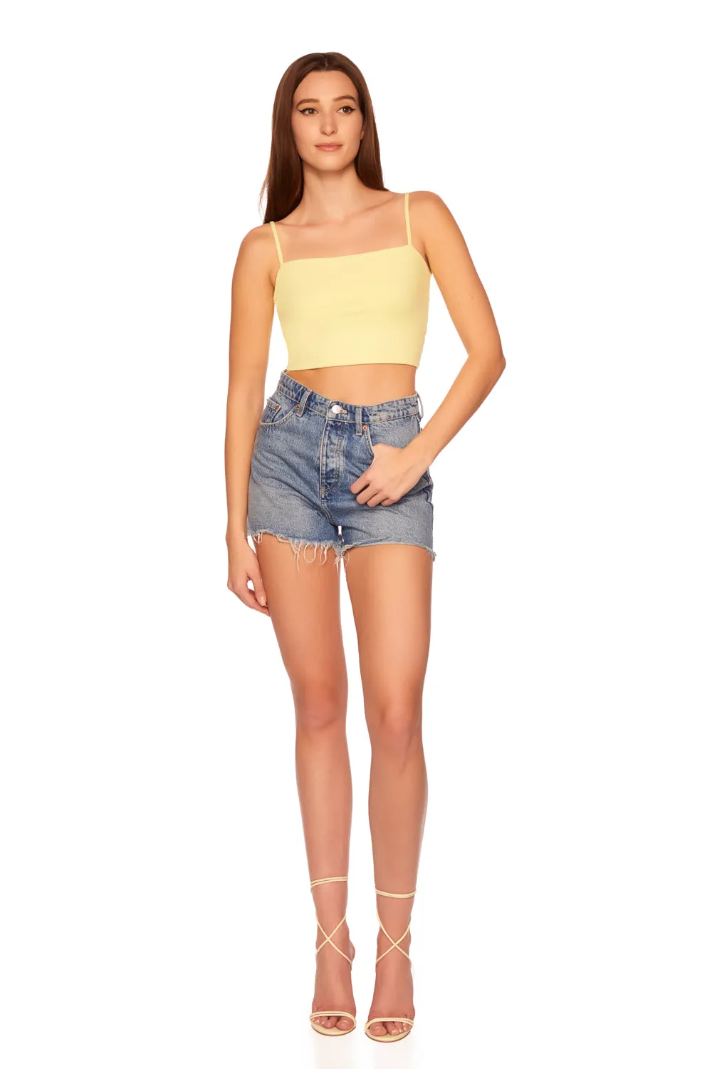 essential string crop top