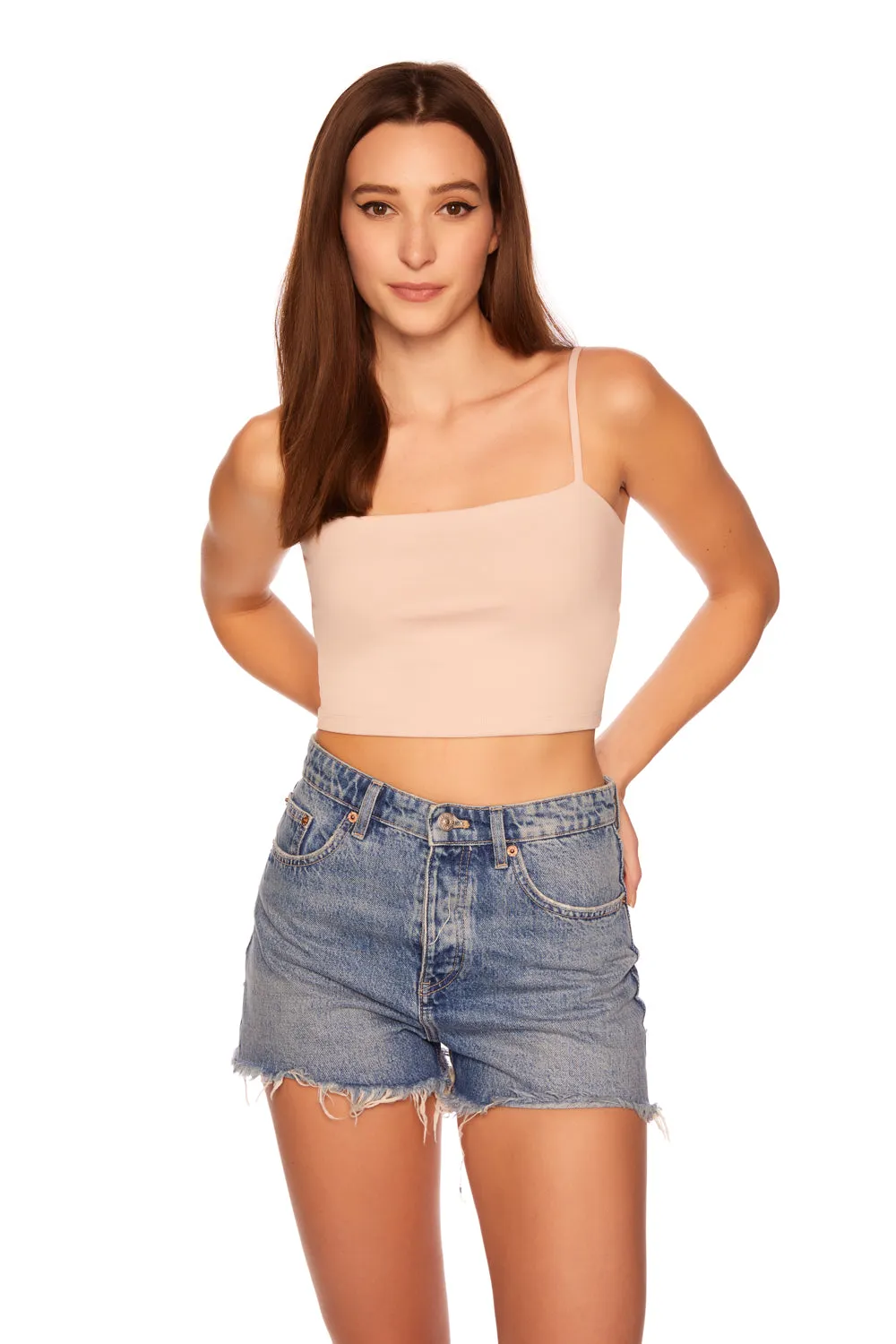 essential string crop top