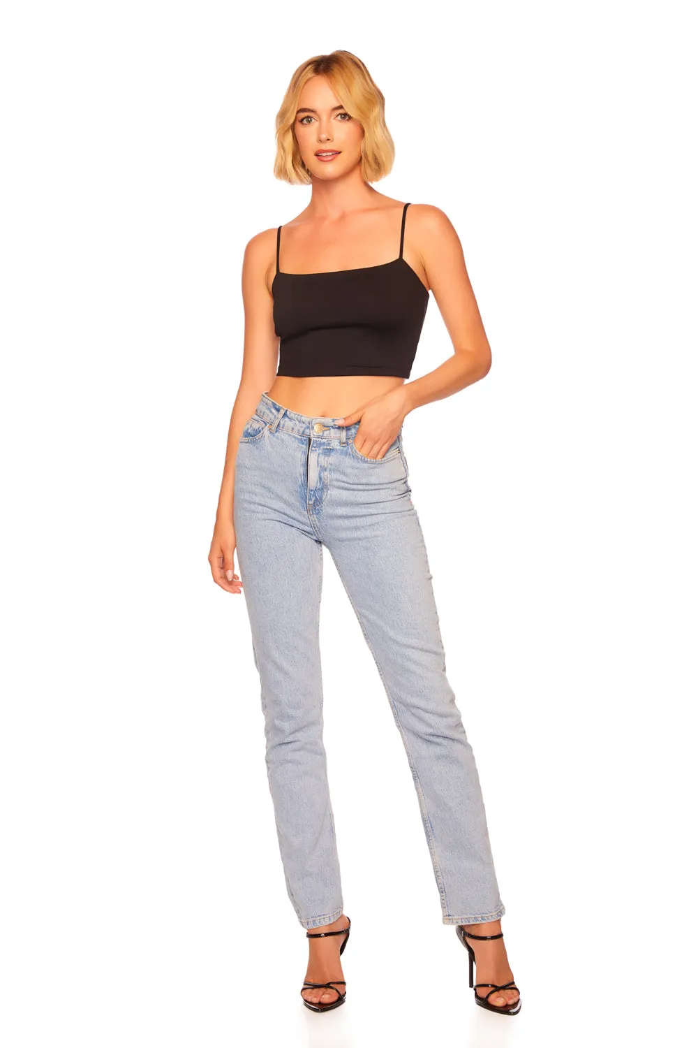 essential string crop top