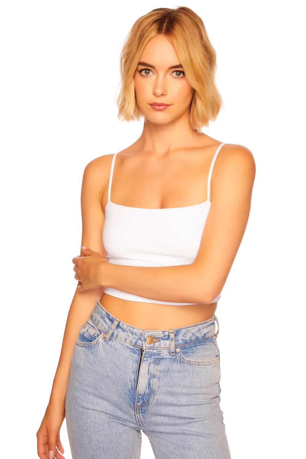 essential string crop top