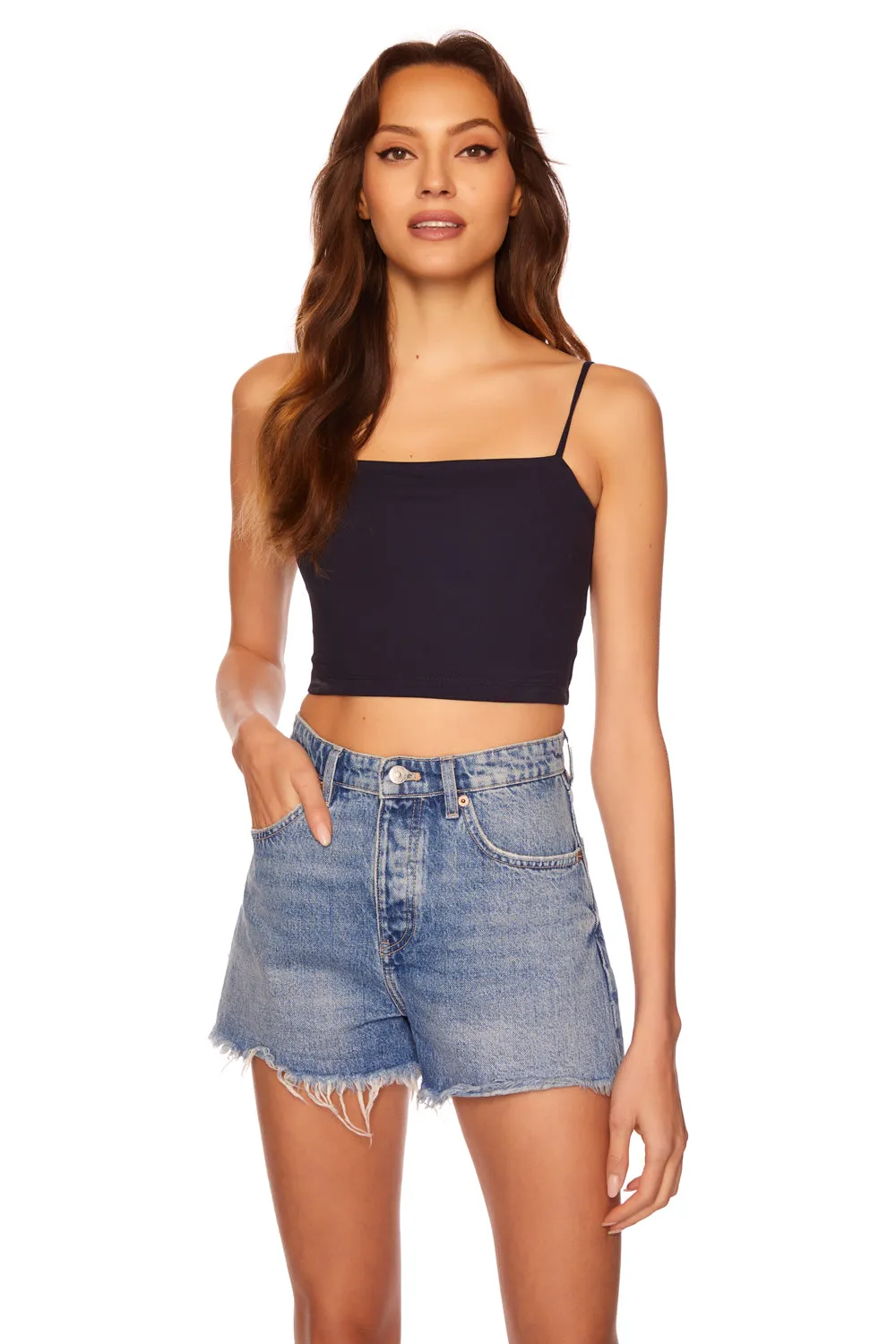 essential string crop top