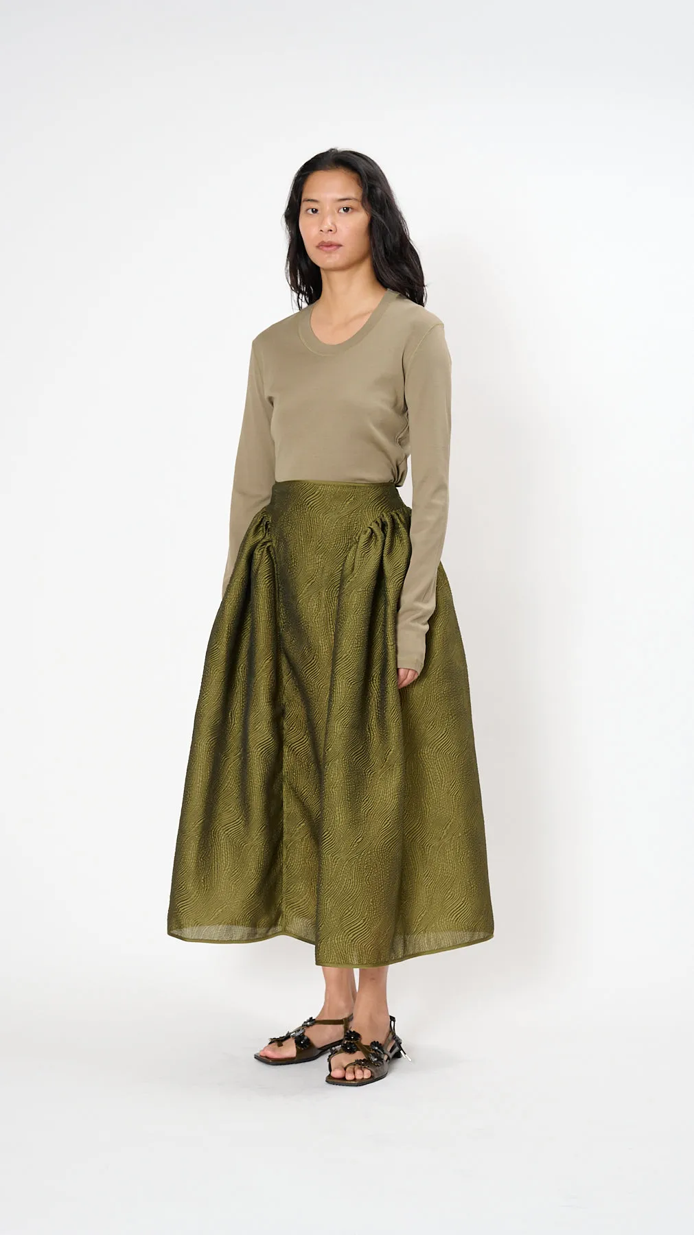 Fabiola Skirt in Olive