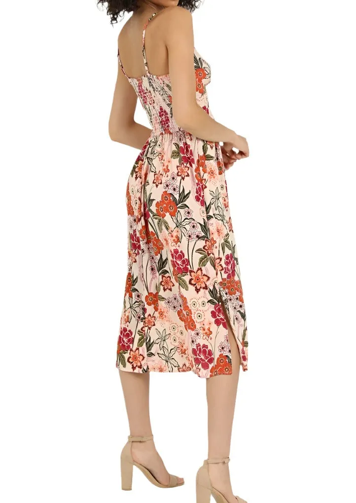 Floral Fields Twist Front Sun Dress