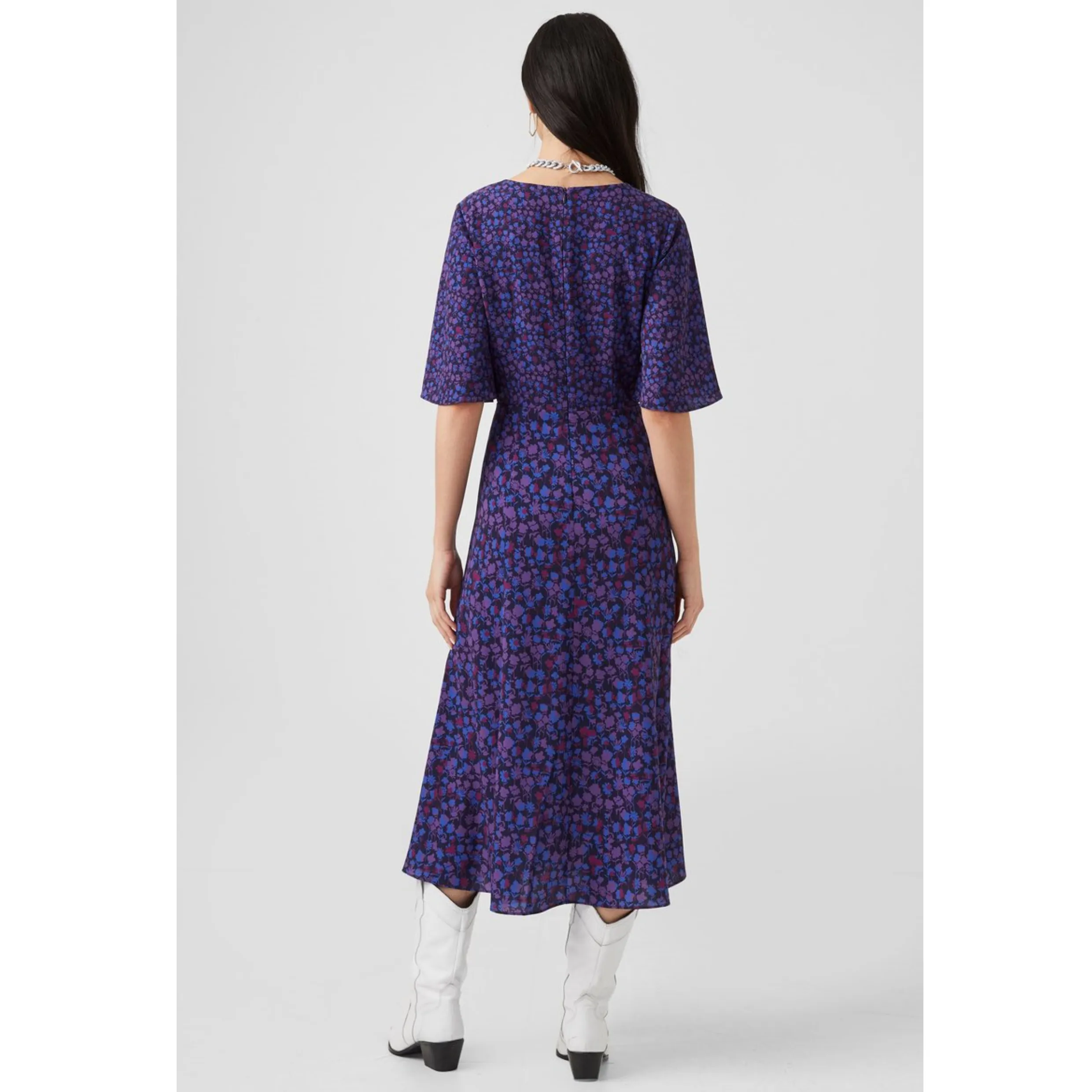 French Connection BETHANIE VERONA MIDI DRESS 71RNQ