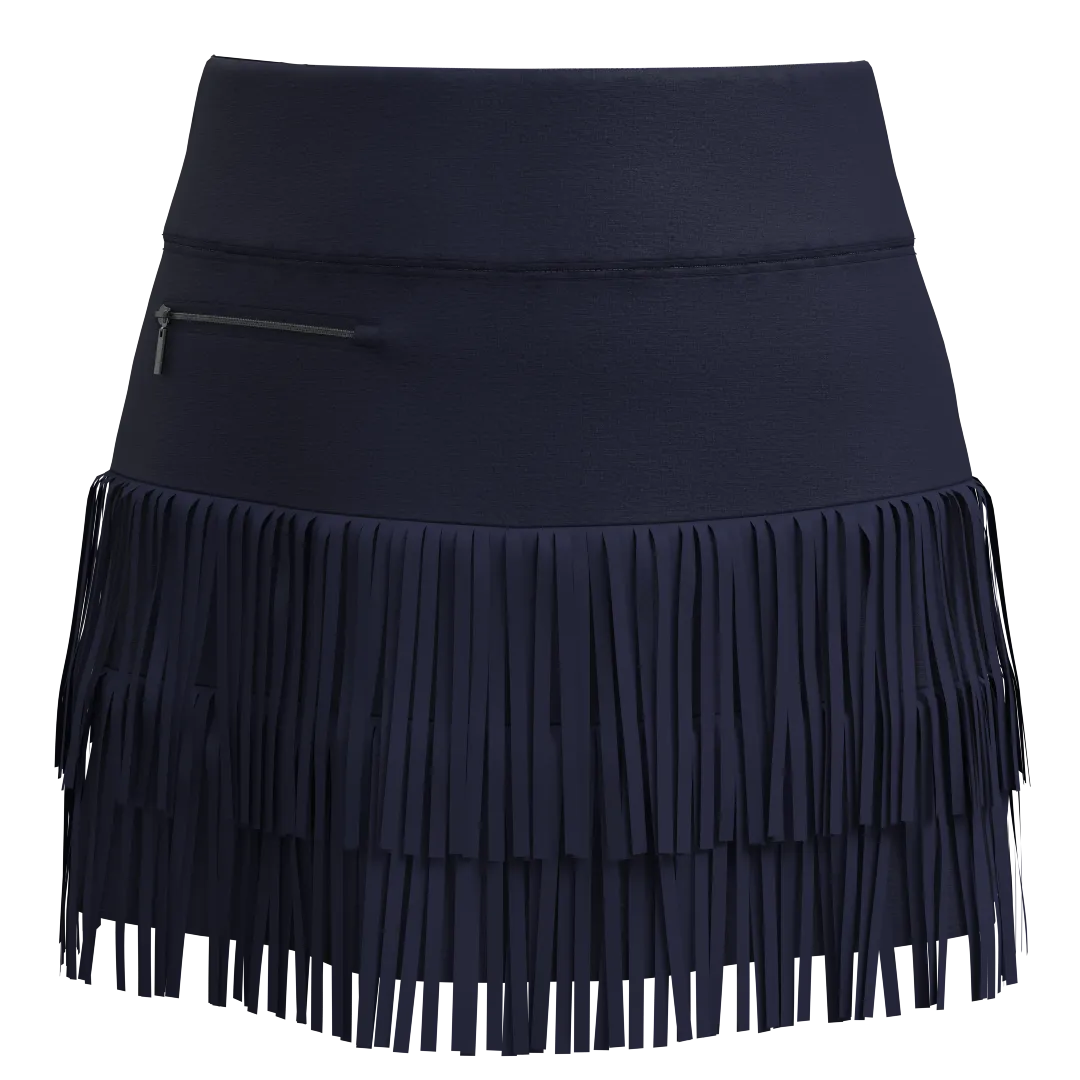 Fringe Skort 18 inch - Navy