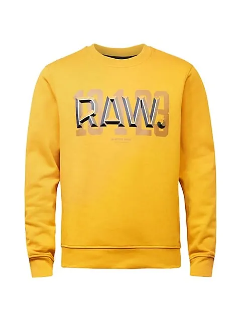 G-STAR: RAW DOT LOGO SWEATSHIRT