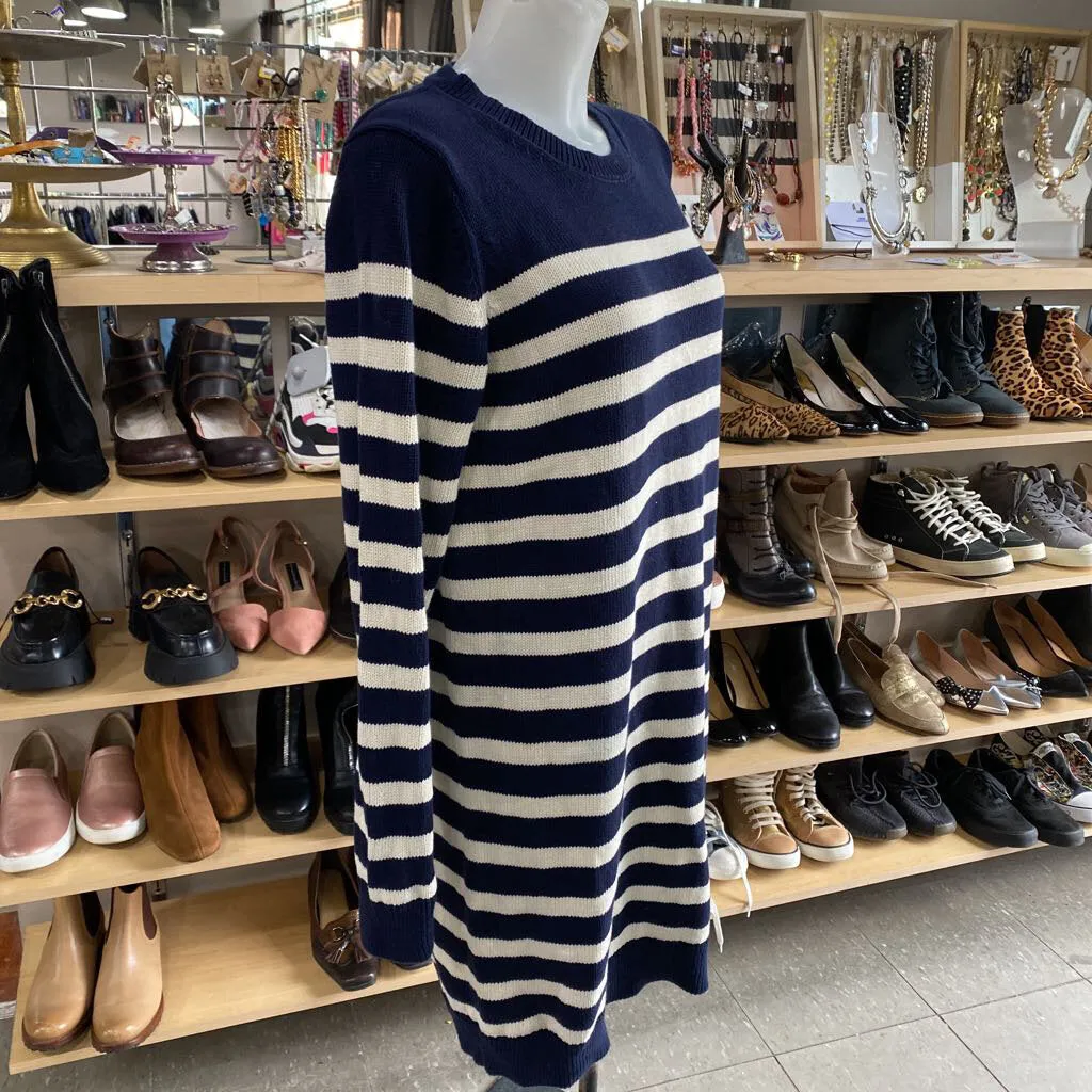 Gap striped sweater dress M