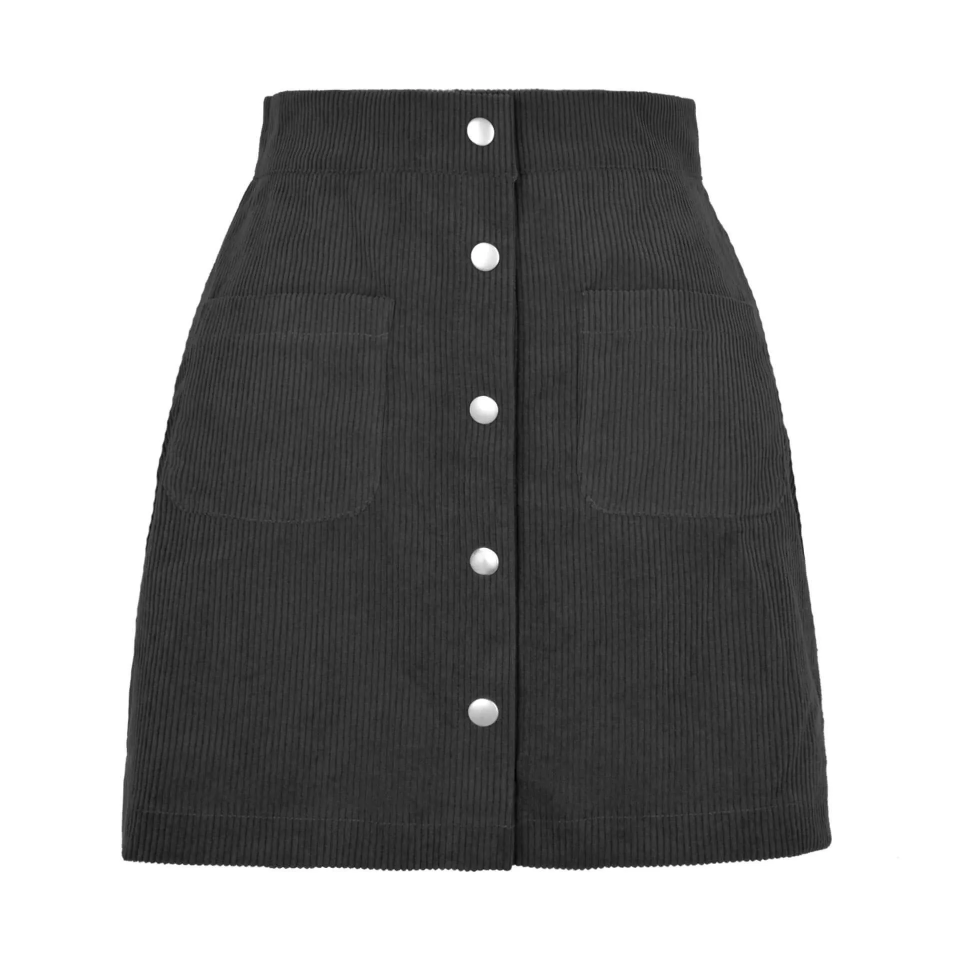 Glow Chic's Solid Slim Fit Skirt