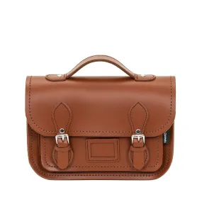 Handmade Leather Midi Satchel