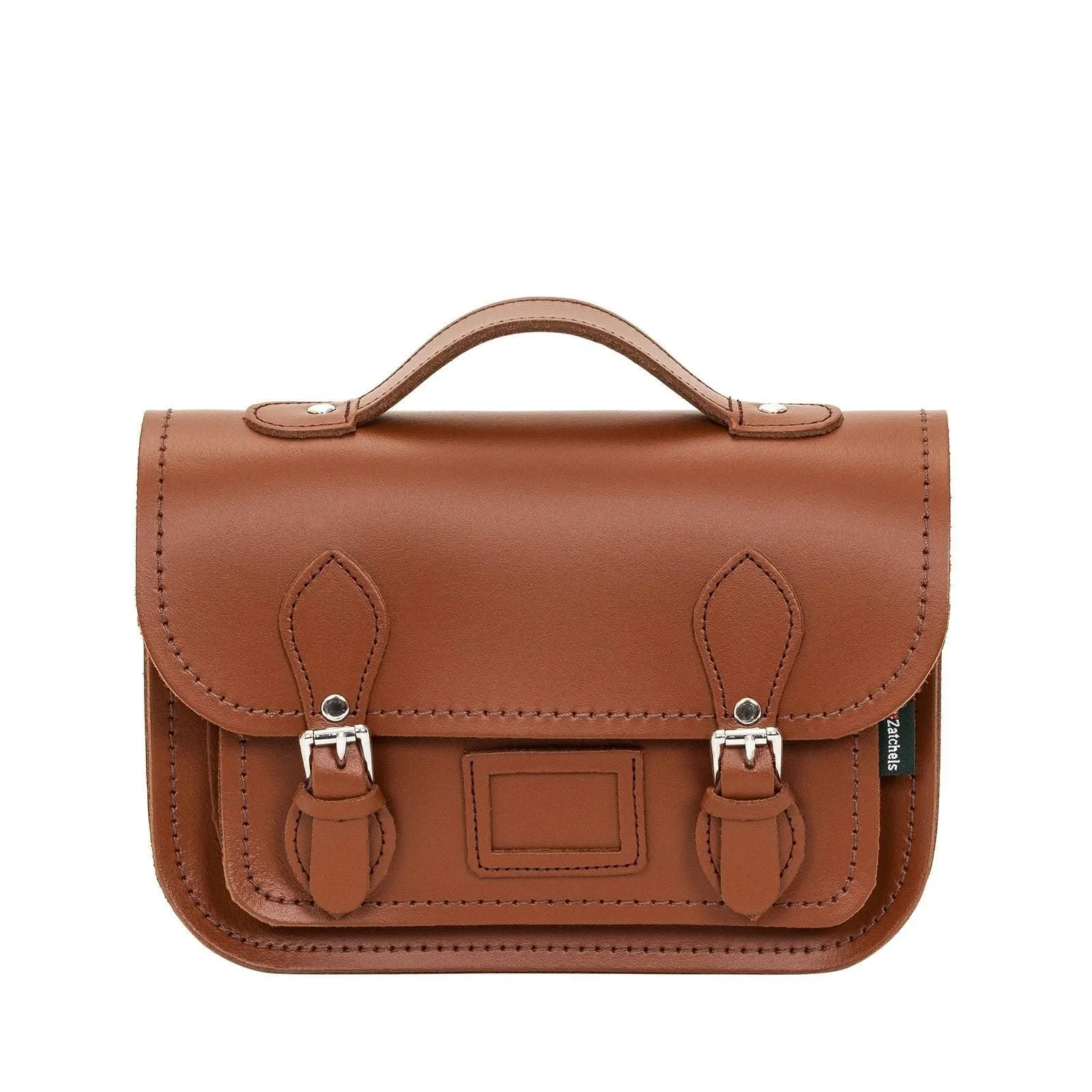 Handmade Leather Midi Satchel