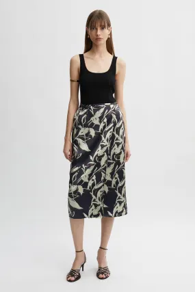 Hayley Belted Print Skirt