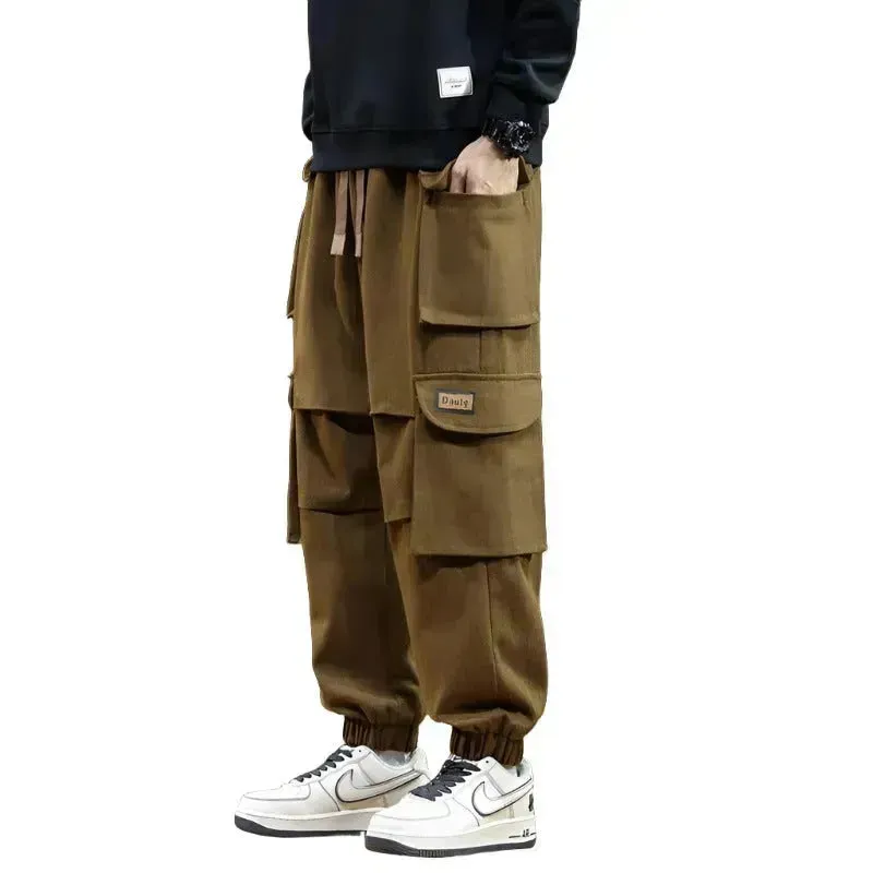 Hip Hop Style Large Pocket Joggers