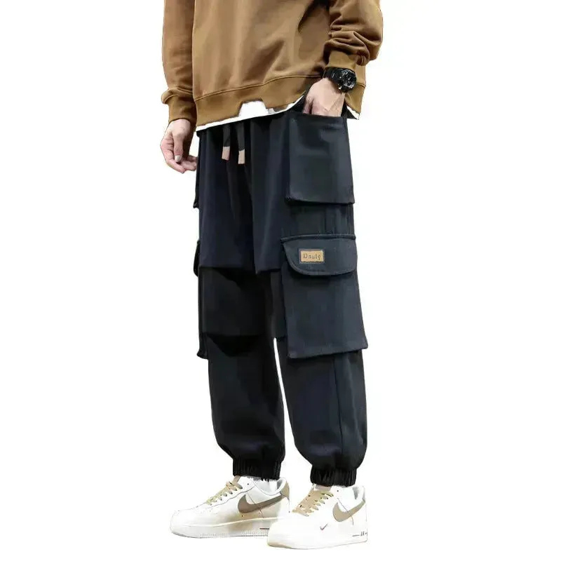 Hip Hop Style Large Pocket Joggers