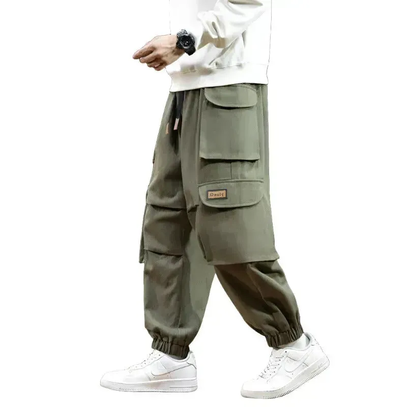 Hip Hop Style Large Pocket Joggers