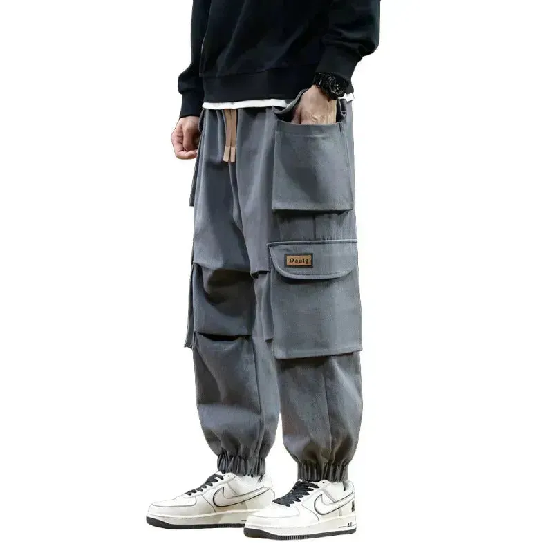 Hip Hop Style Large Pocket Joggers