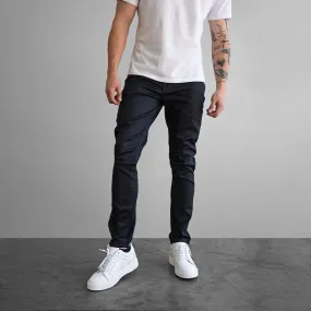 Iconic Shadow Wax Coated Slim Fit Jeans