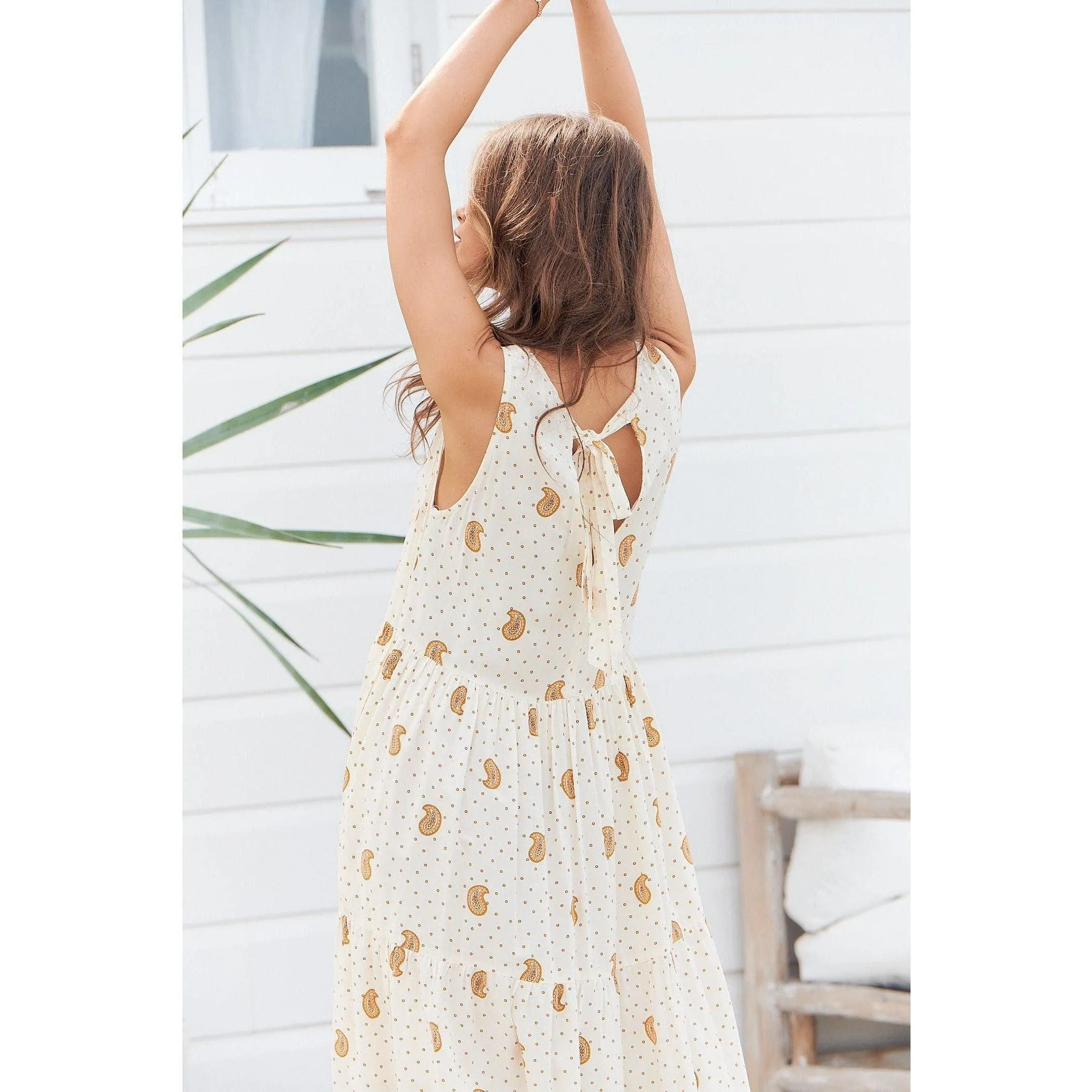 JAASE Sundown Print Ria Midi Dress