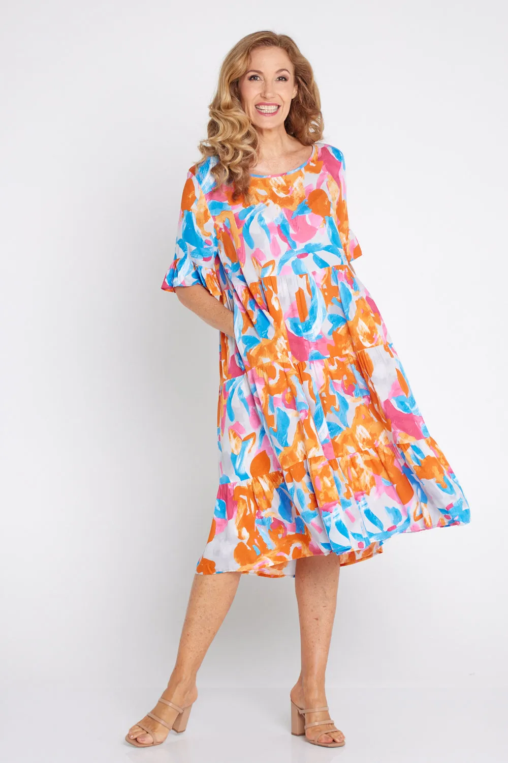 Jackson Dress - Sunset Delight