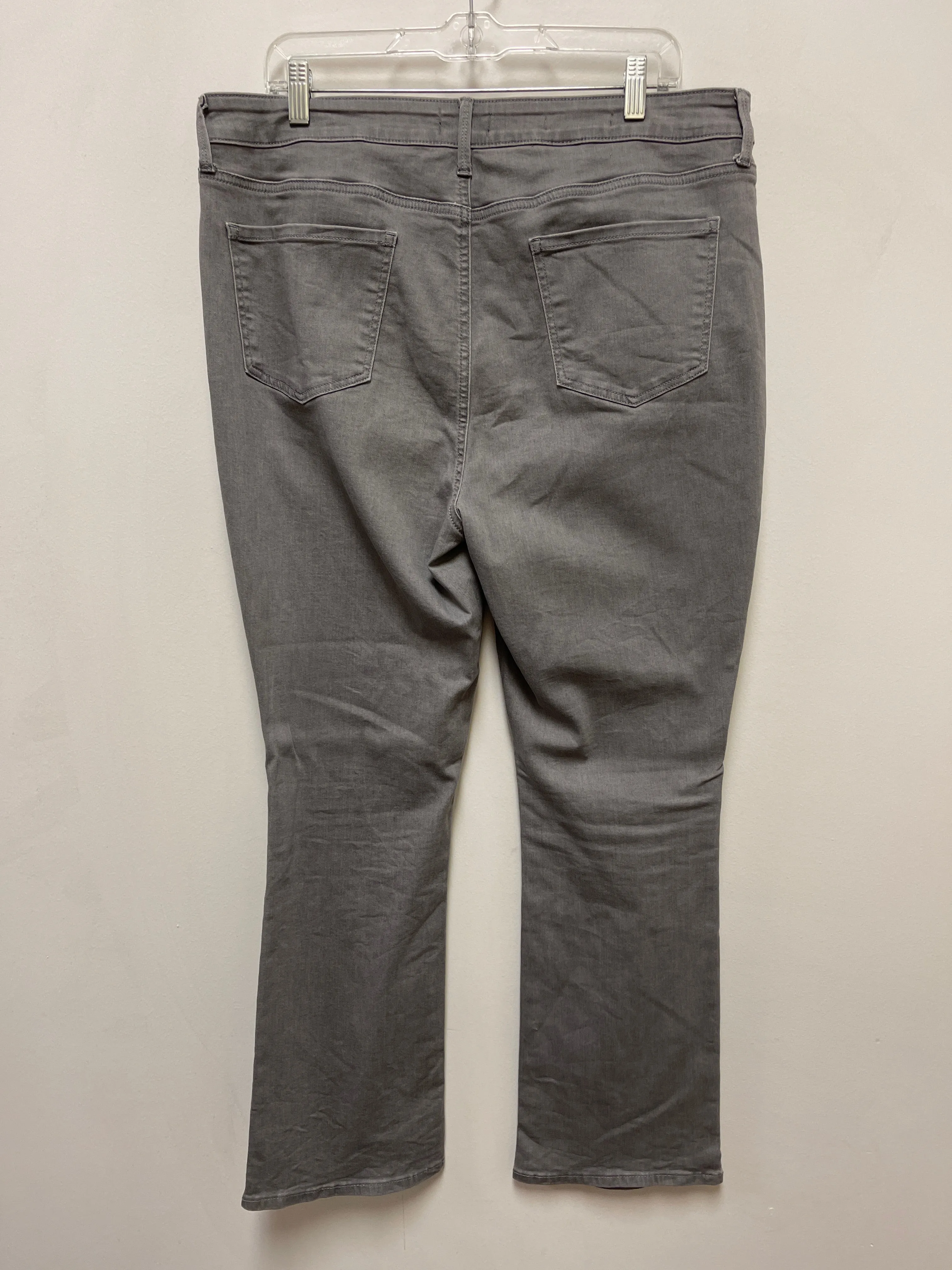 Jeans Boot Cut By Not Your Daughters Jeans In Grey Denim, Size: 16