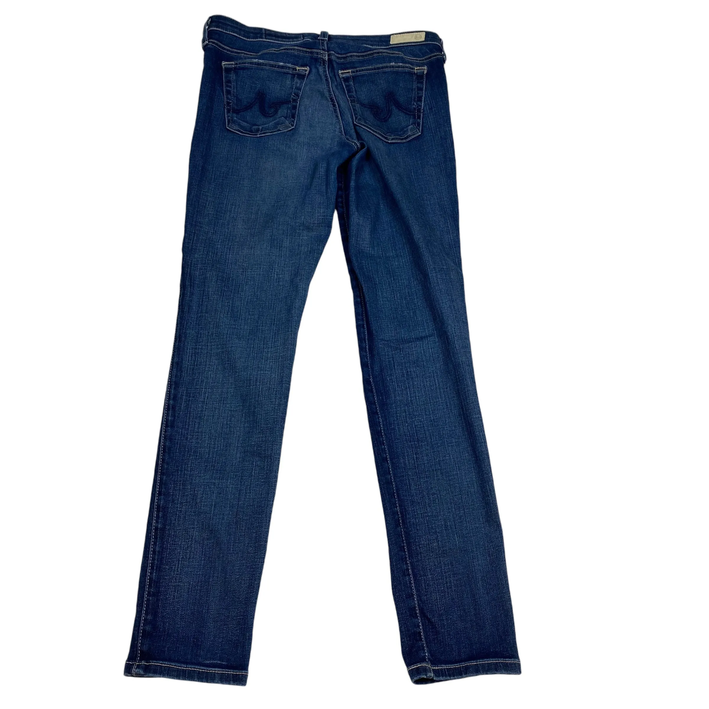 Jeans Skinny By Ag Jeans In Blue Denim, Size: 6