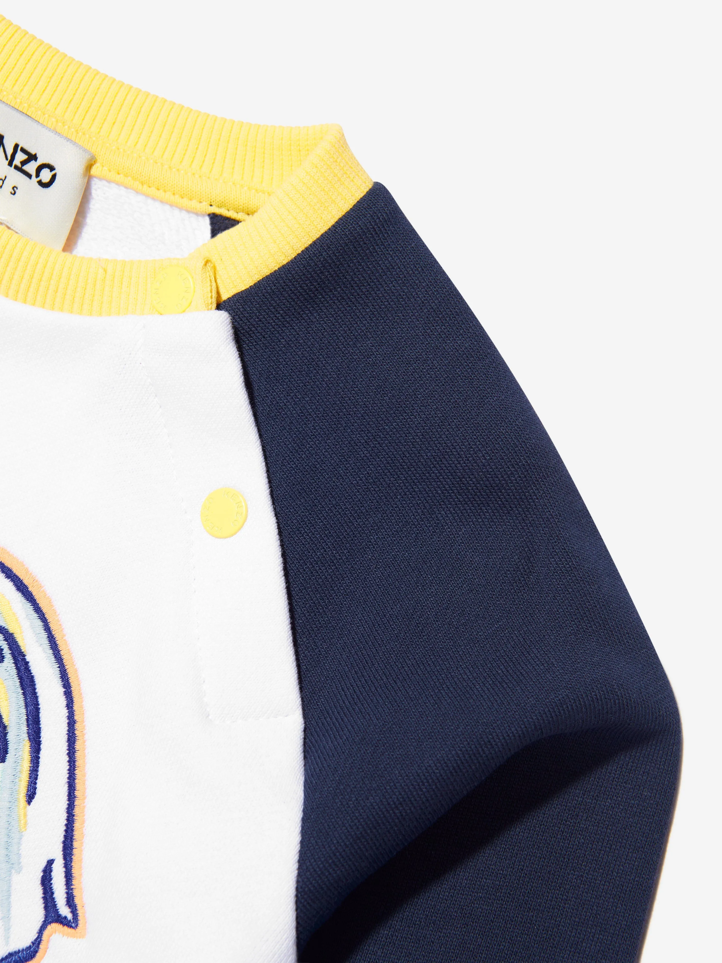 KENZO Baby Boys Elephant Sweatshirt in White