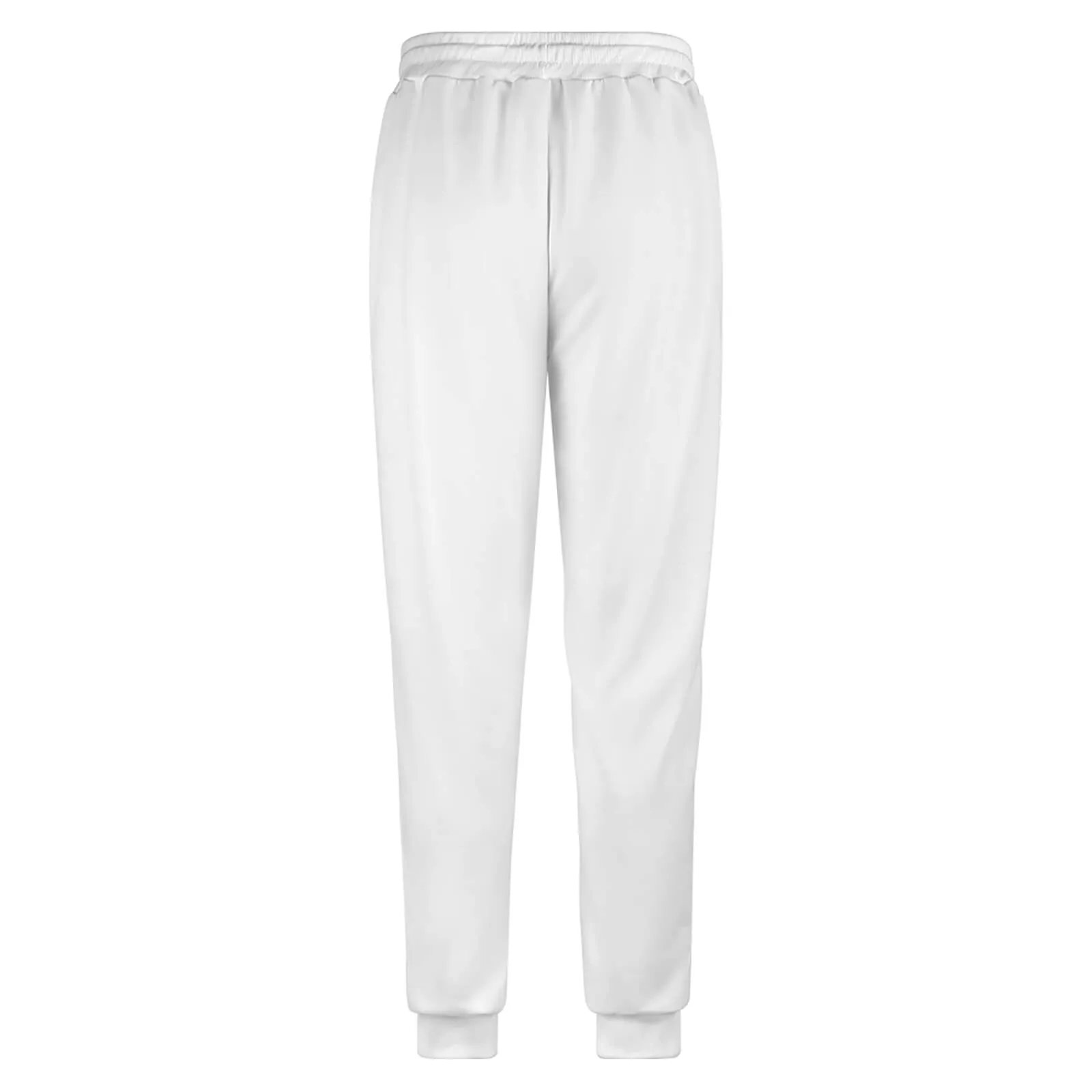 KING 02-01 White Men's Designer Sweatpants