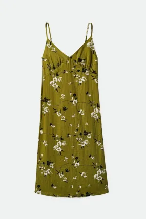 Lanai Linen Midi Dress - Moss