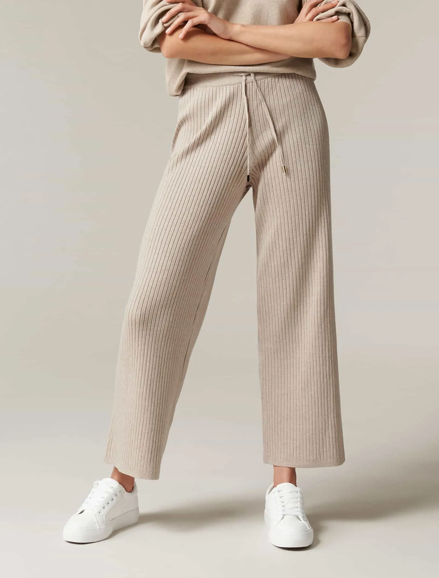 Lara Loungewear Wide Leg Knit Pant