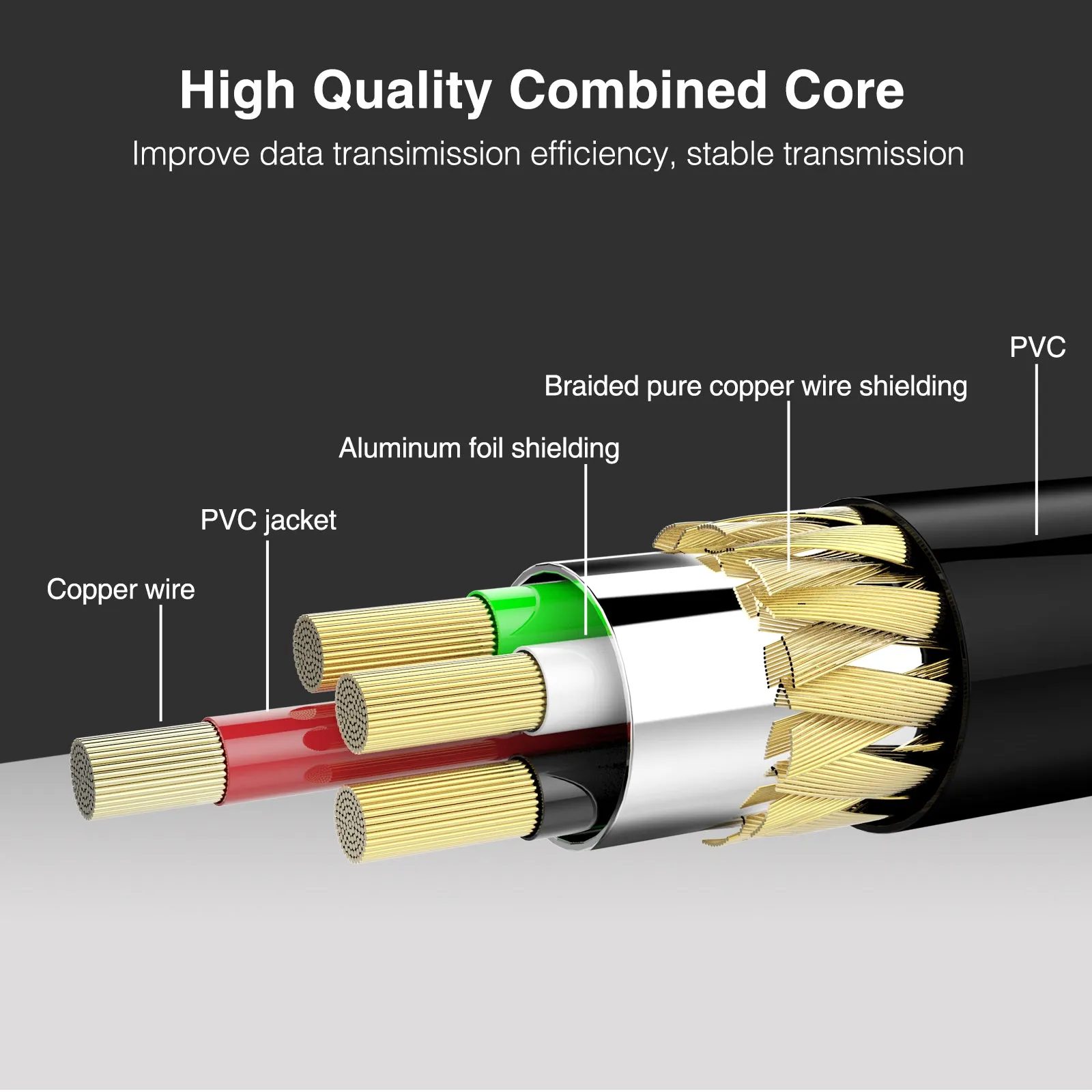 LEKATO LUM MIDI Cable with Input & Output