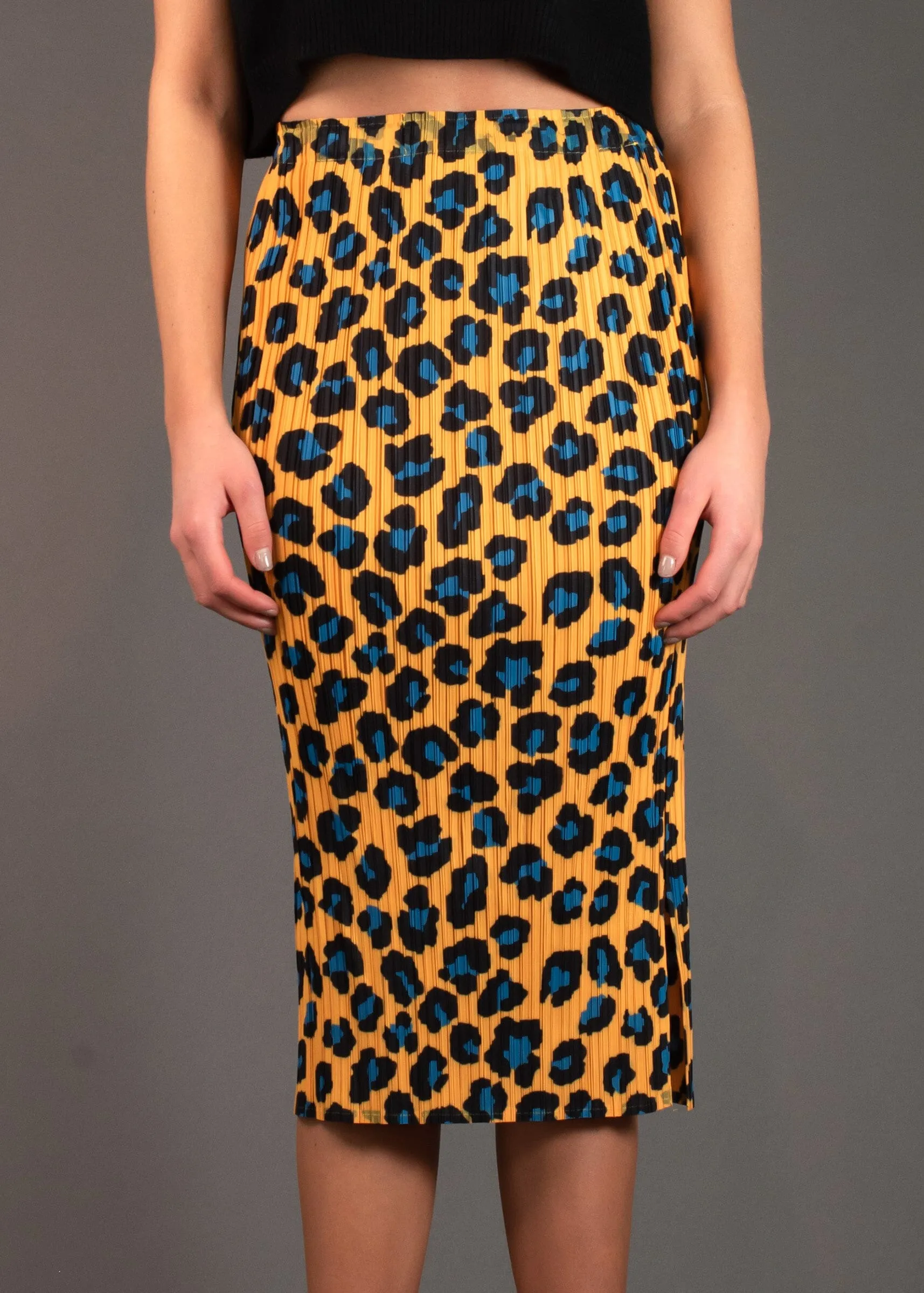 Leopard Print Tube Skirt