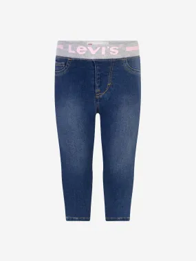 Levi's Wear Baby Girls Cotton Denim Pull On Jeans