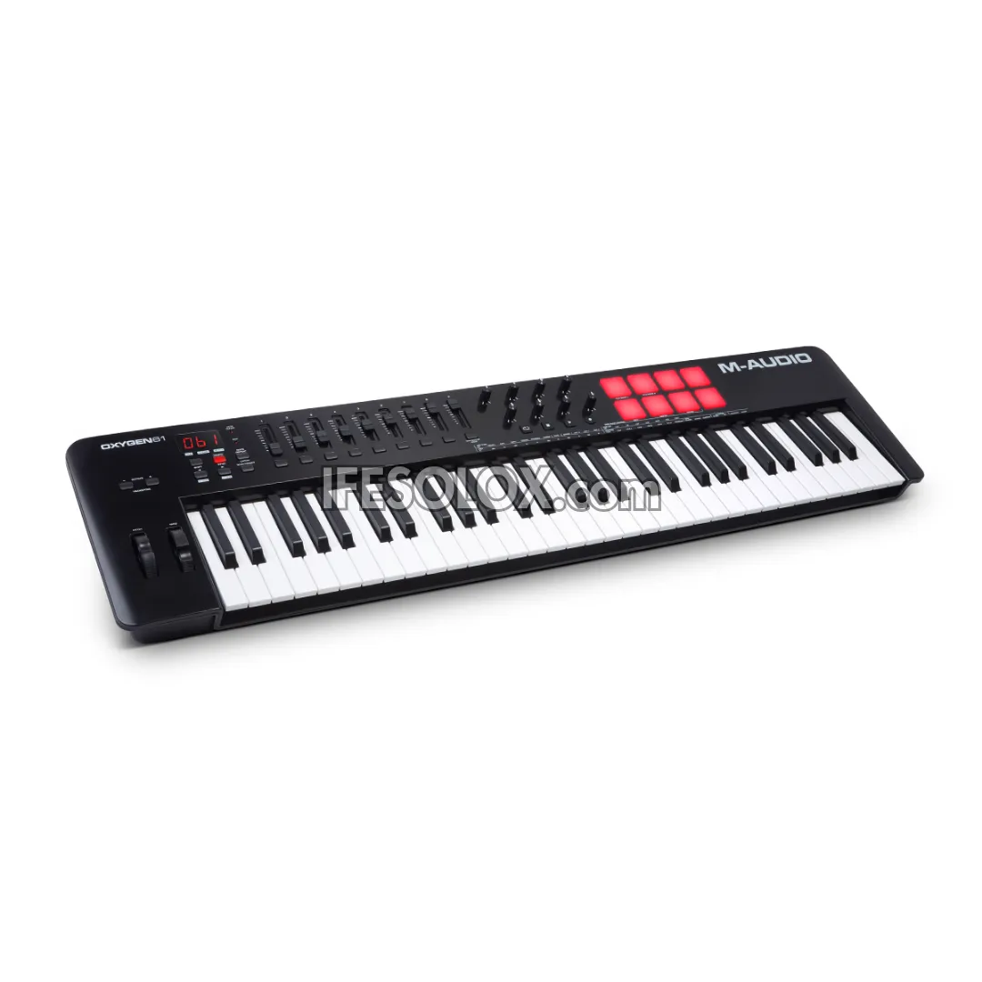 M-AUDIO Oxygen 61 (MKV) USB MIDI Keyboard Controller with 61 Velocity-Sensitive Keys - Brand New