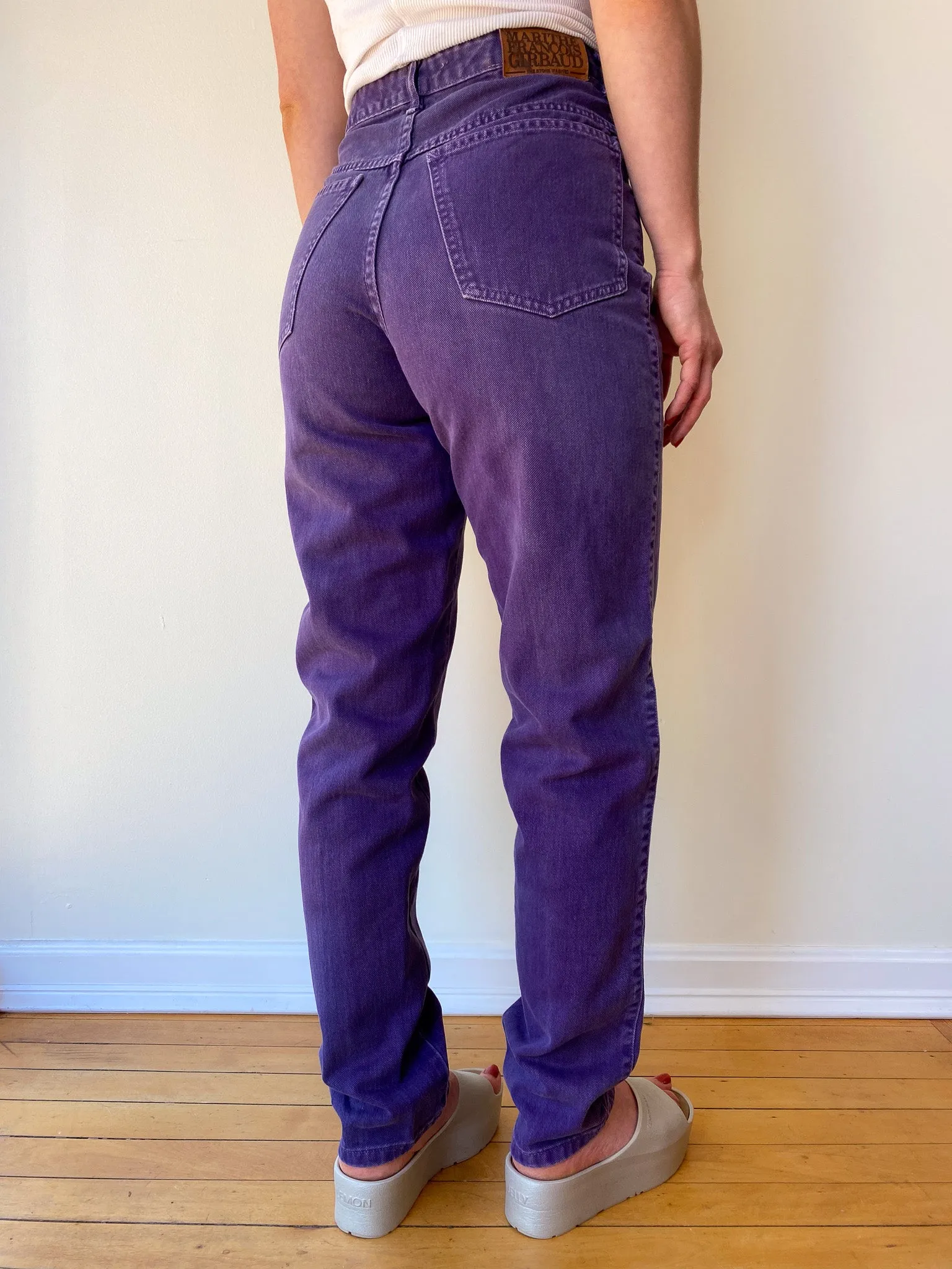 Marithé-François-Girbaud Purple Jeans—[26X31]